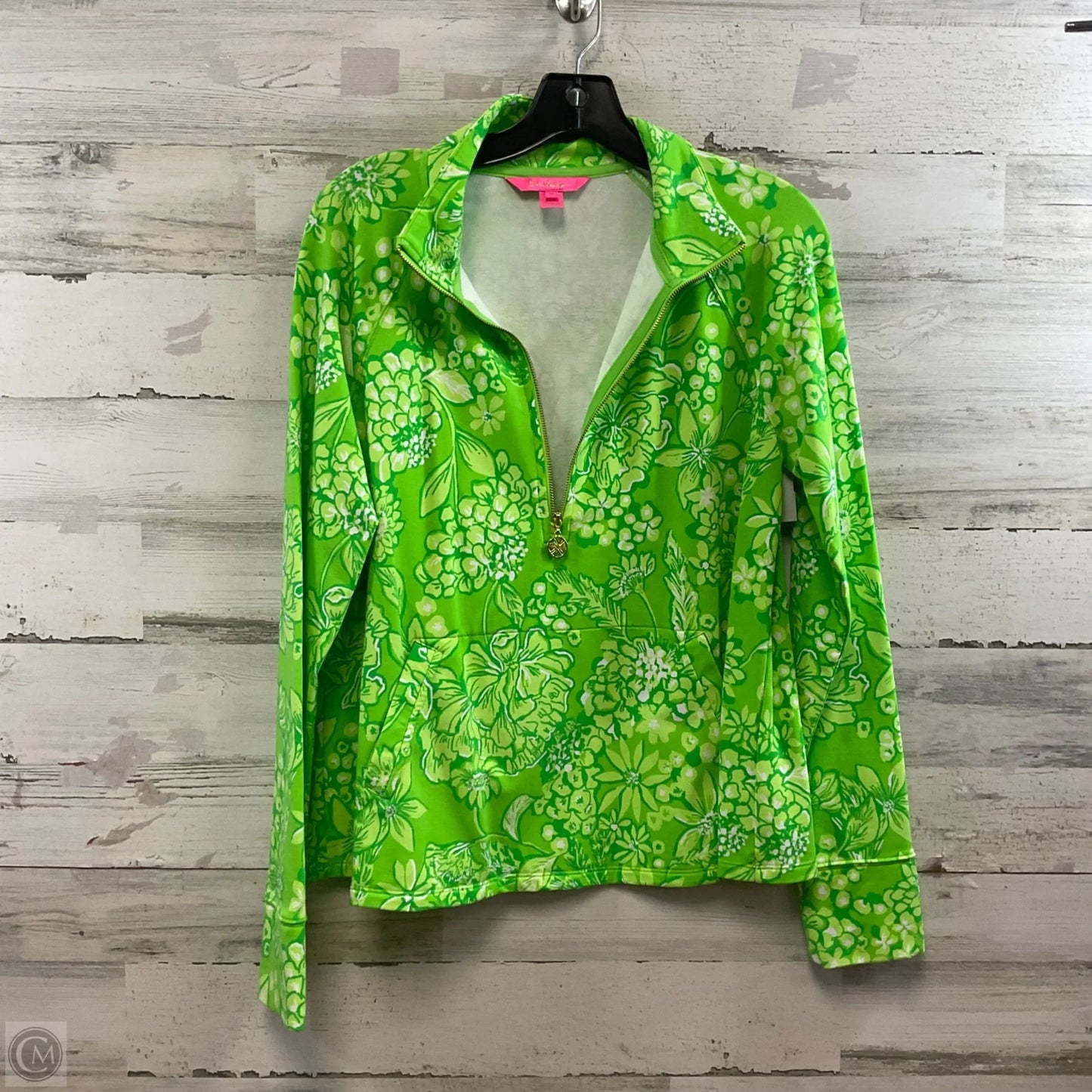 Top Long Sleeve By Lilly Pulitzer In Green, Size: M