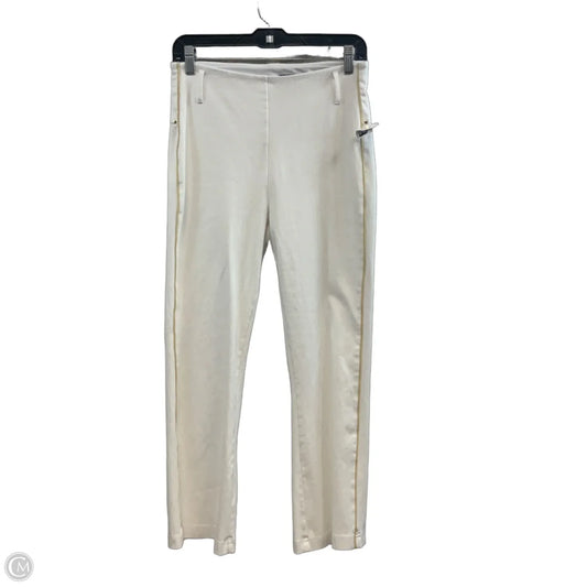 Jeans Straight By Lysse In White Denim, Size: M