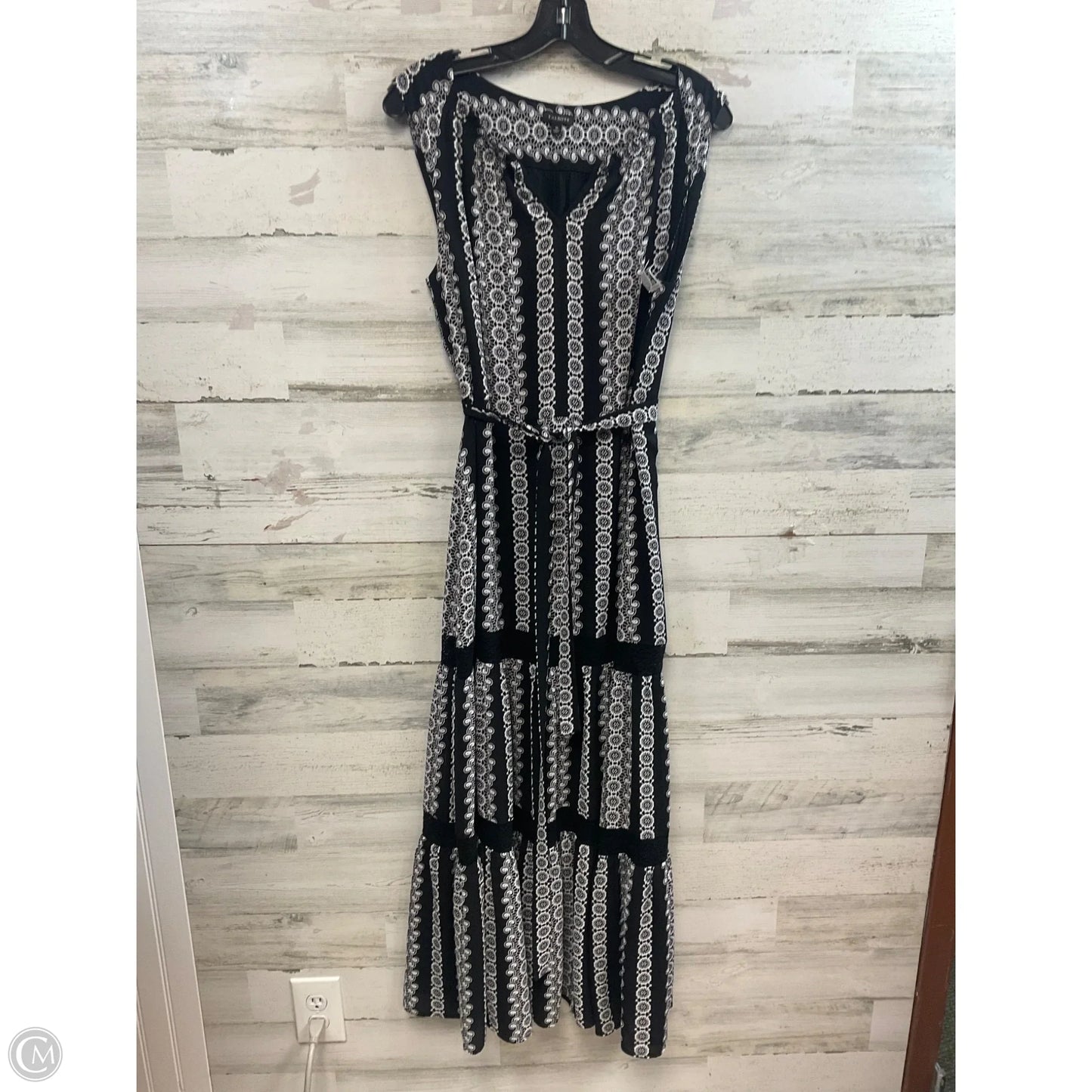 Dress Casual Maxi By Talbots In Black, Size: M