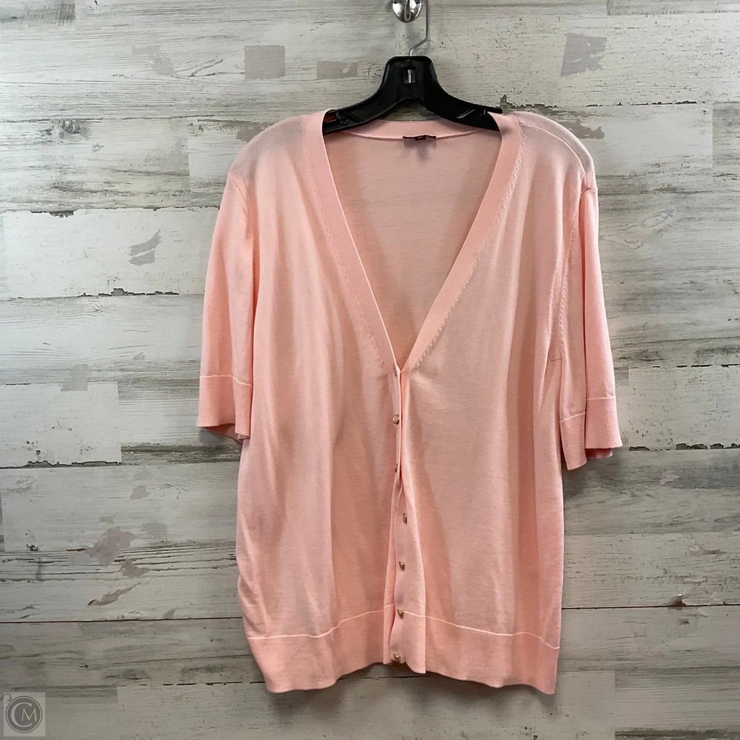 Cardigan By Talbots In Pink, Size: 2x