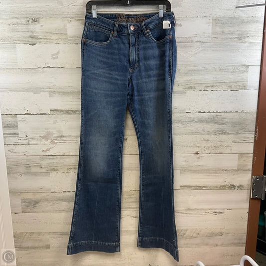 Jeans Boot Cut By Wrangler In Blue Denim, Size: 10