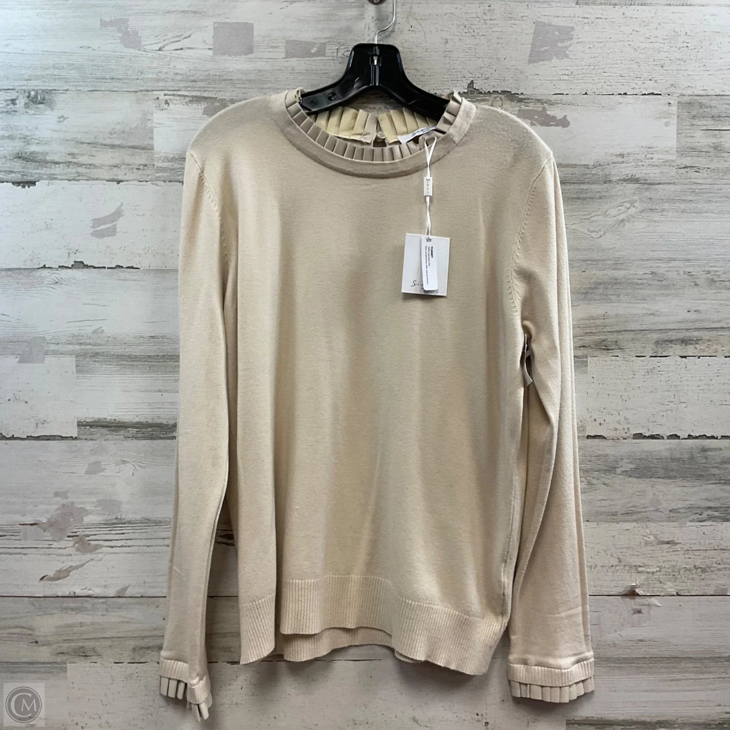 Sweater By Cmb In Tan, Size: Xl
