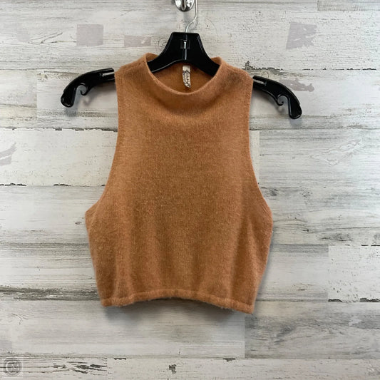 Top Sleeveless By Free People In Brown, Size: Xs