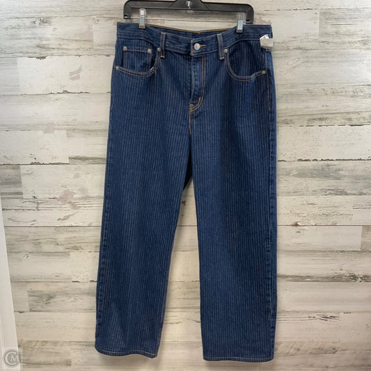 Jeans Wide Leg By Levis In Blue Denim, Size: 12