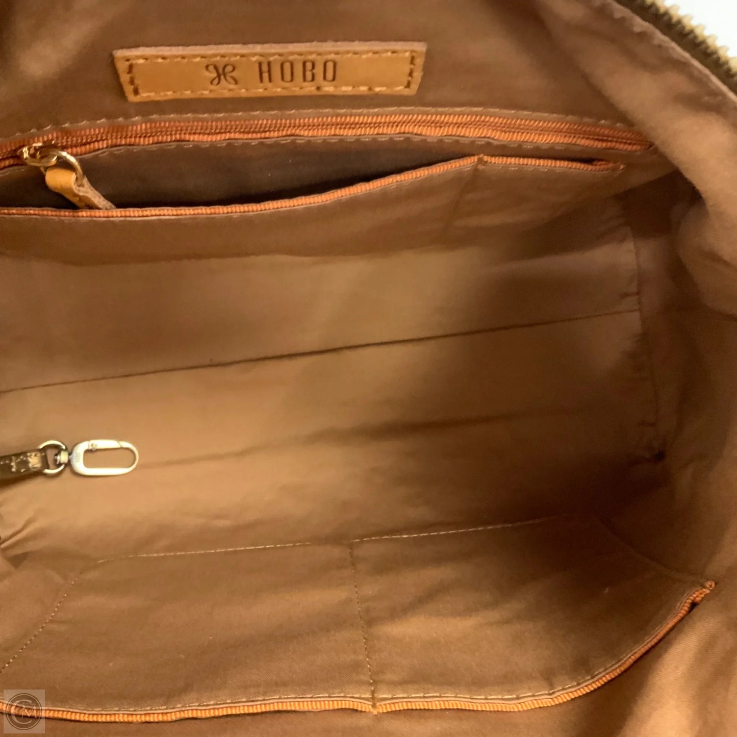 Handbag Leather By Hobo Intl, Size: Medium