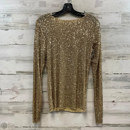Top Long Sleeve By Free People In Gold, Size: S