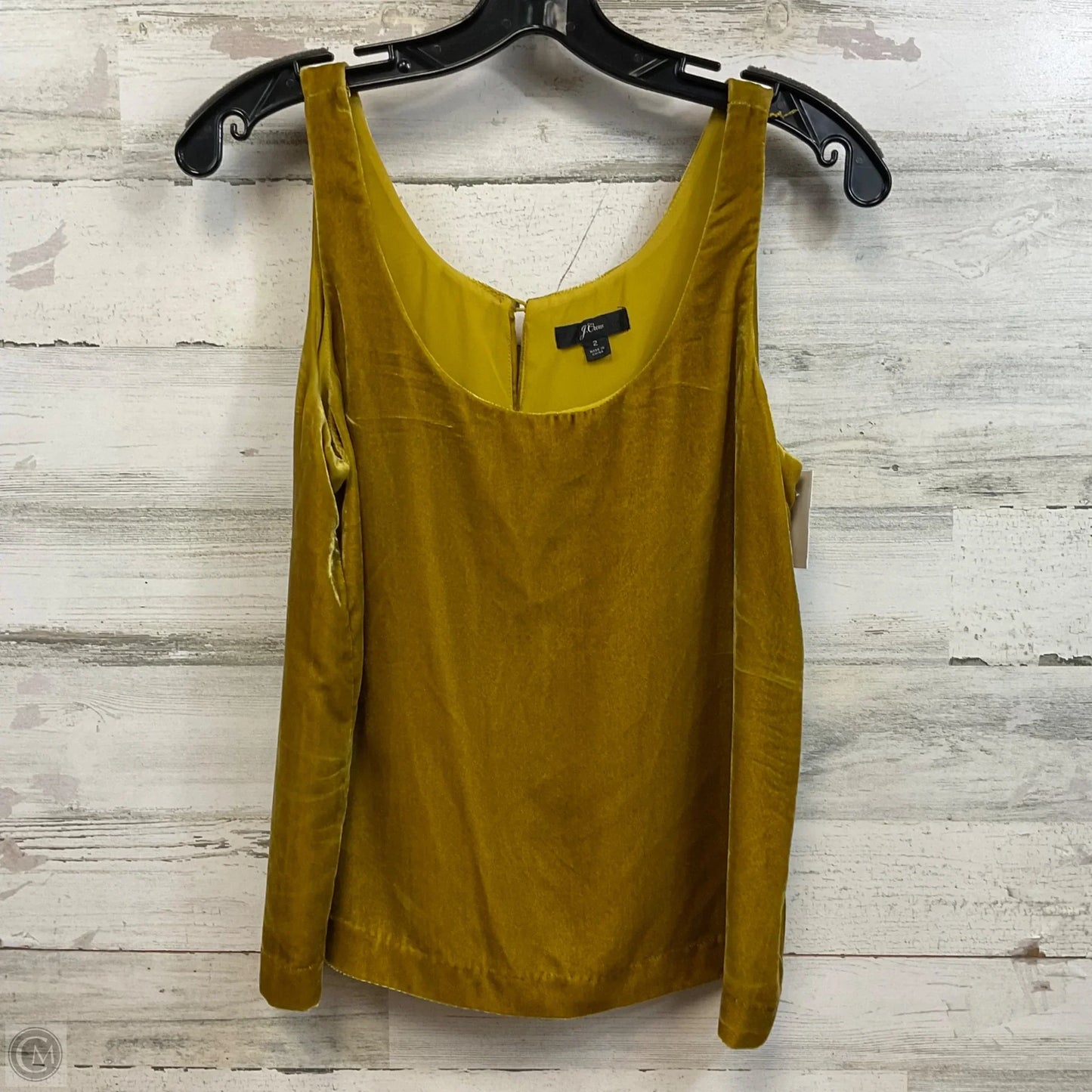 Blouse Sleeveless By J. Crew In Green, Size: Xs