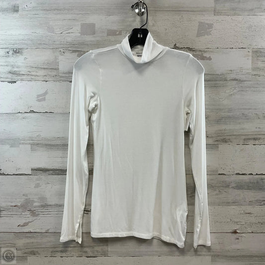 Top Long Sleeve By Spanx In White, Size: M