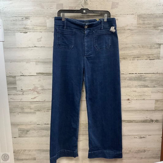 Jeans Wide Leg By Maeve In Blue Denim, Size: 12l