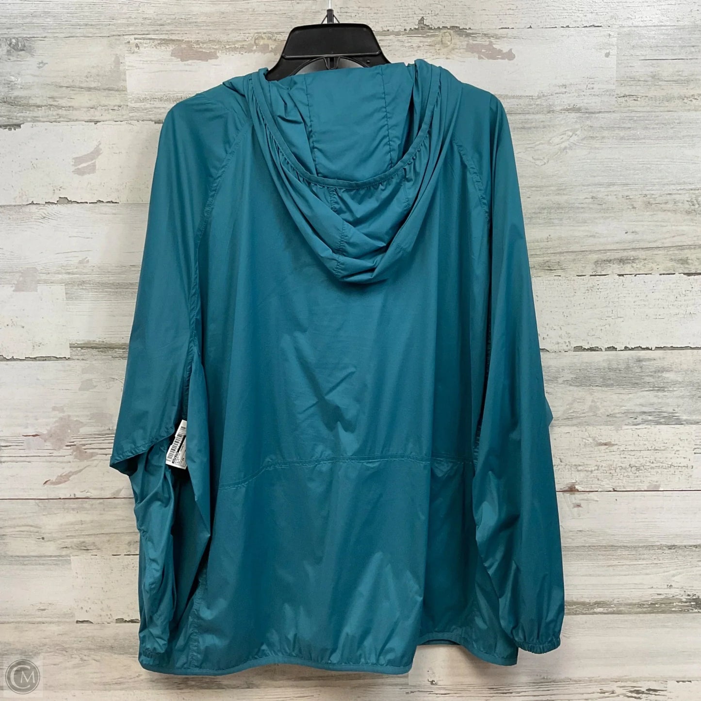 Athletic Jacket By Athleta In Blue, Size: 2x