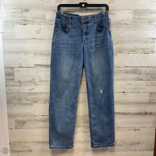 Jeans Straight By Democracy In Blue Denim, Size: 10