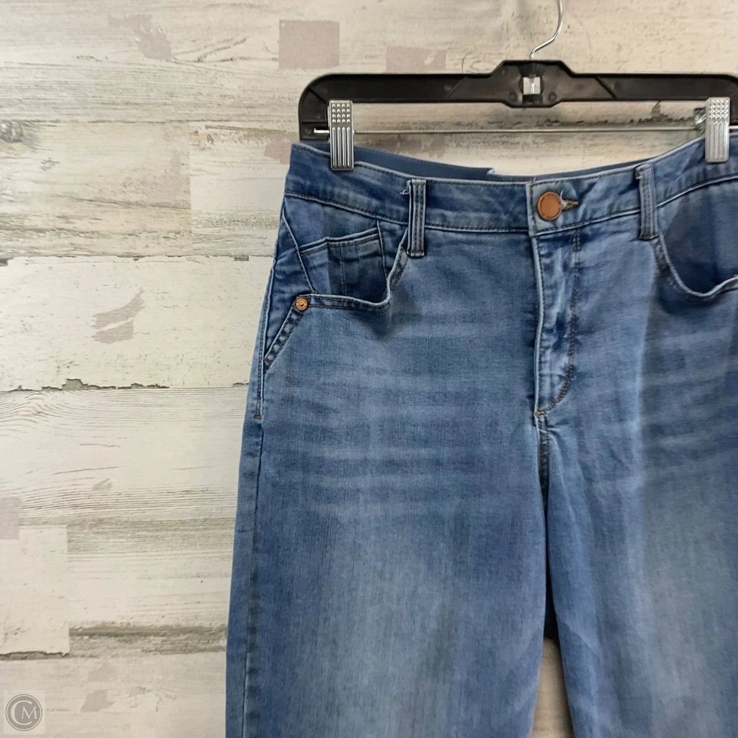 Jeans Straight By Democracy In Blue Denim, Size: 10