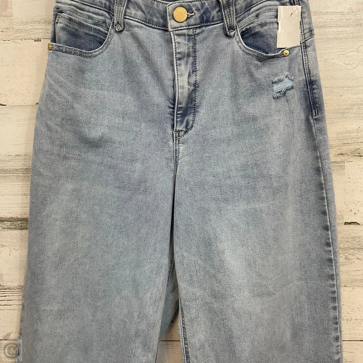 Jeans Wide Leg By Democracy In Blue Denim, Size: 12