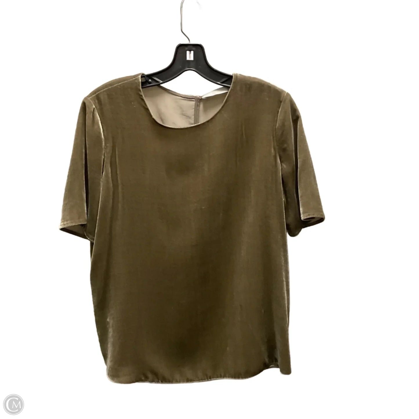 Blouse Short Sleeve By Vince In Green, Size: Xs
