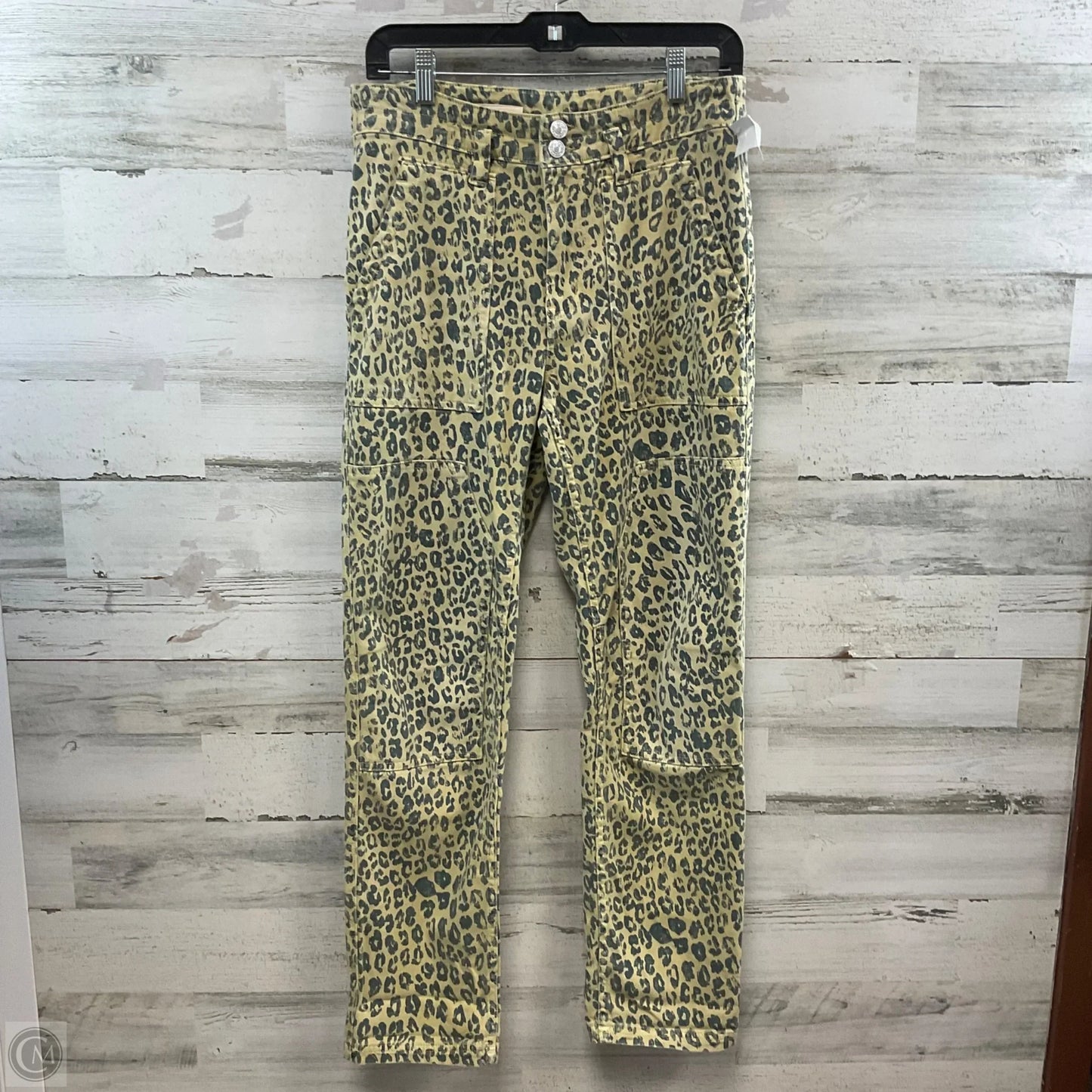 Jeans Straight By Pilcro In Yellow, Size: 4
