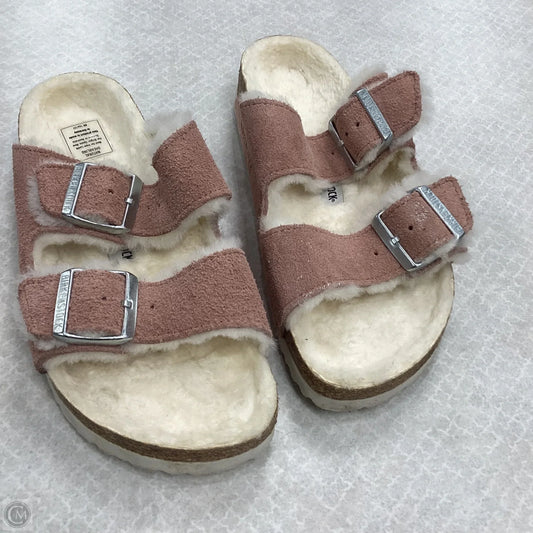 Sandals Flats By Birkenstock In Pink, Size: 7