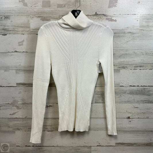 Top Long Sleeve By White House Black Market In White, Size: Xs