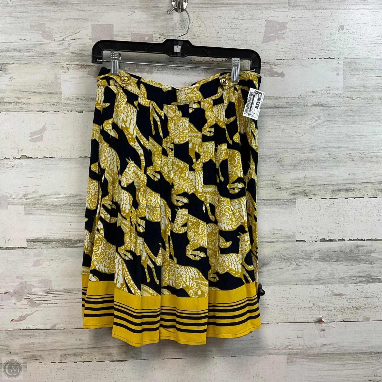 Skirt Mini & Short By Maeve In Yellow, Size: 8