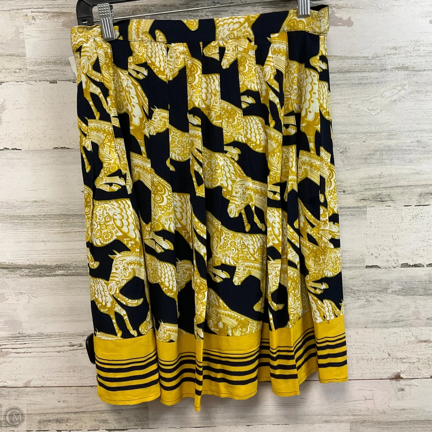 Skirt Mini & Short By Maeve In Yellow, Size: 8