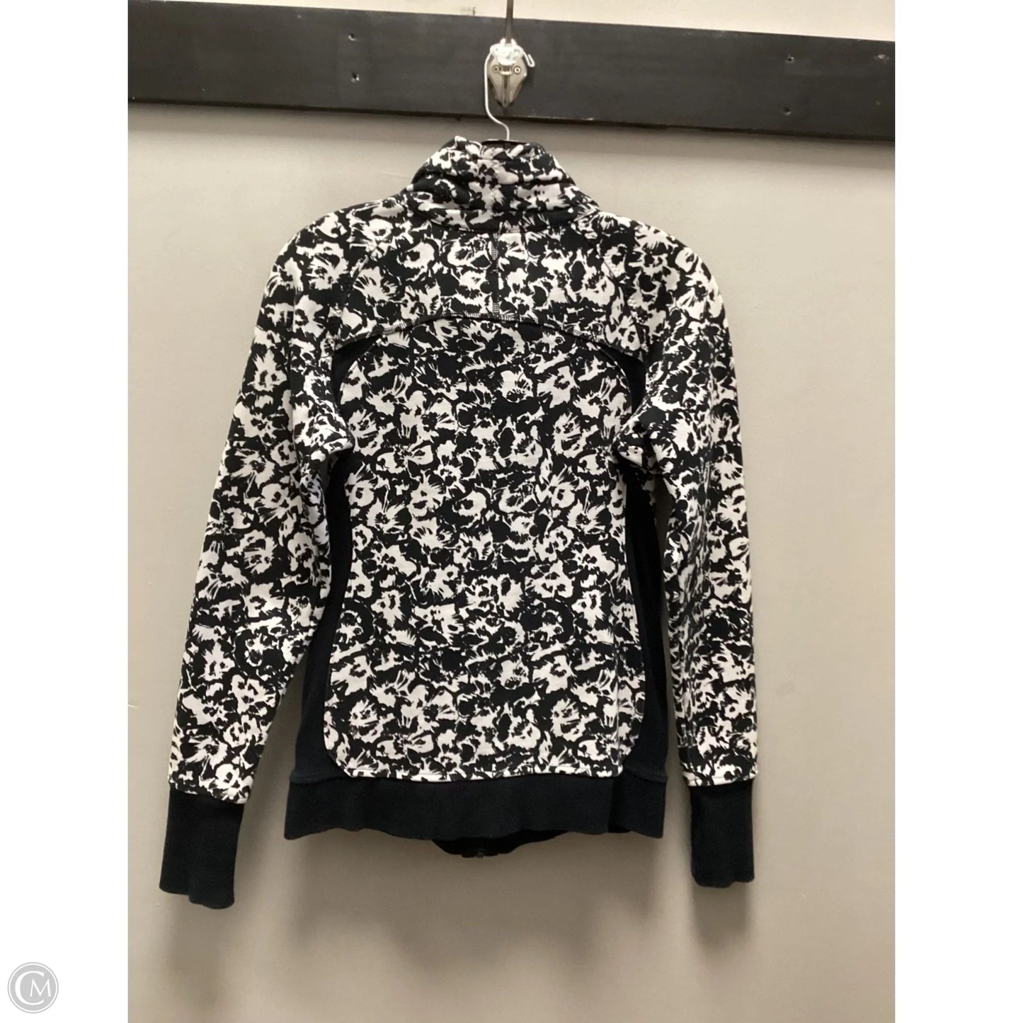 Athletic Jacket By Lululemon In Black, Size: S