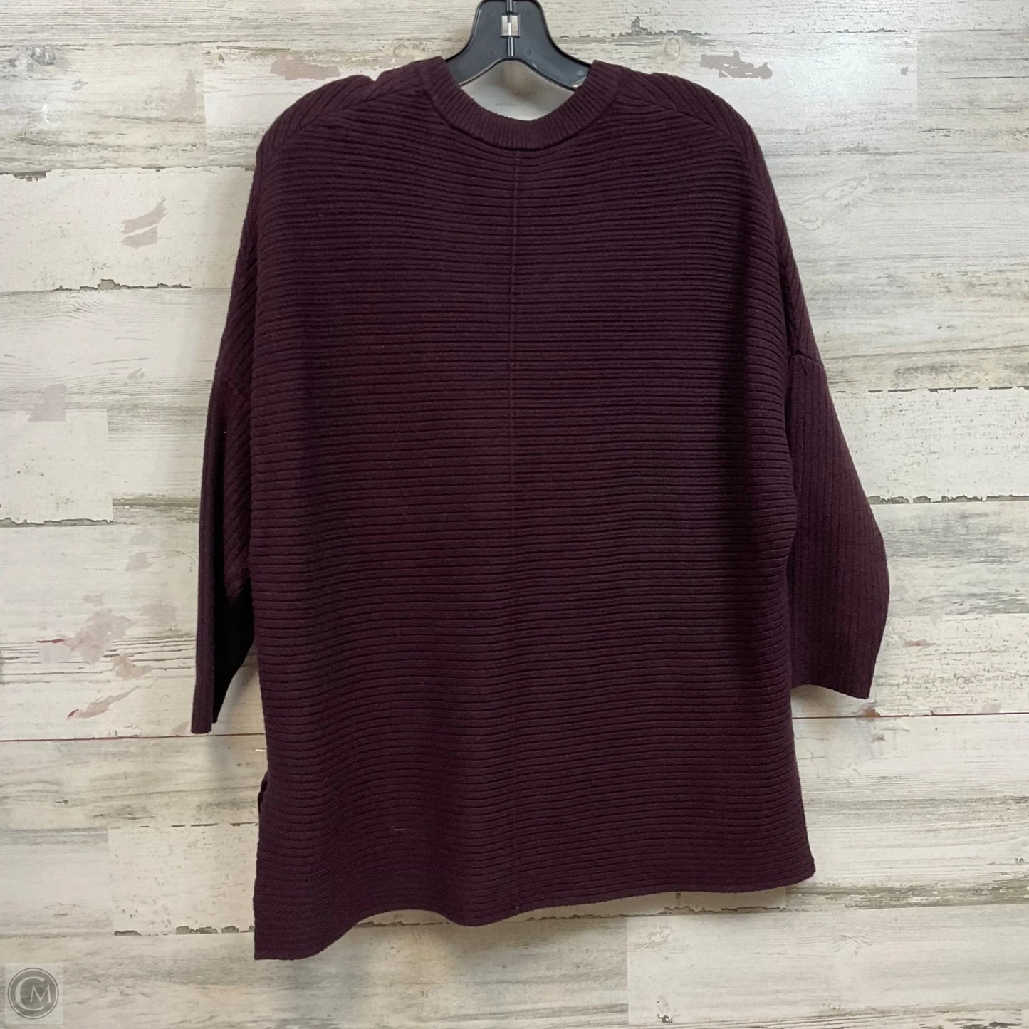 Sweater By Adrianna Papell In Maroon, Size: S