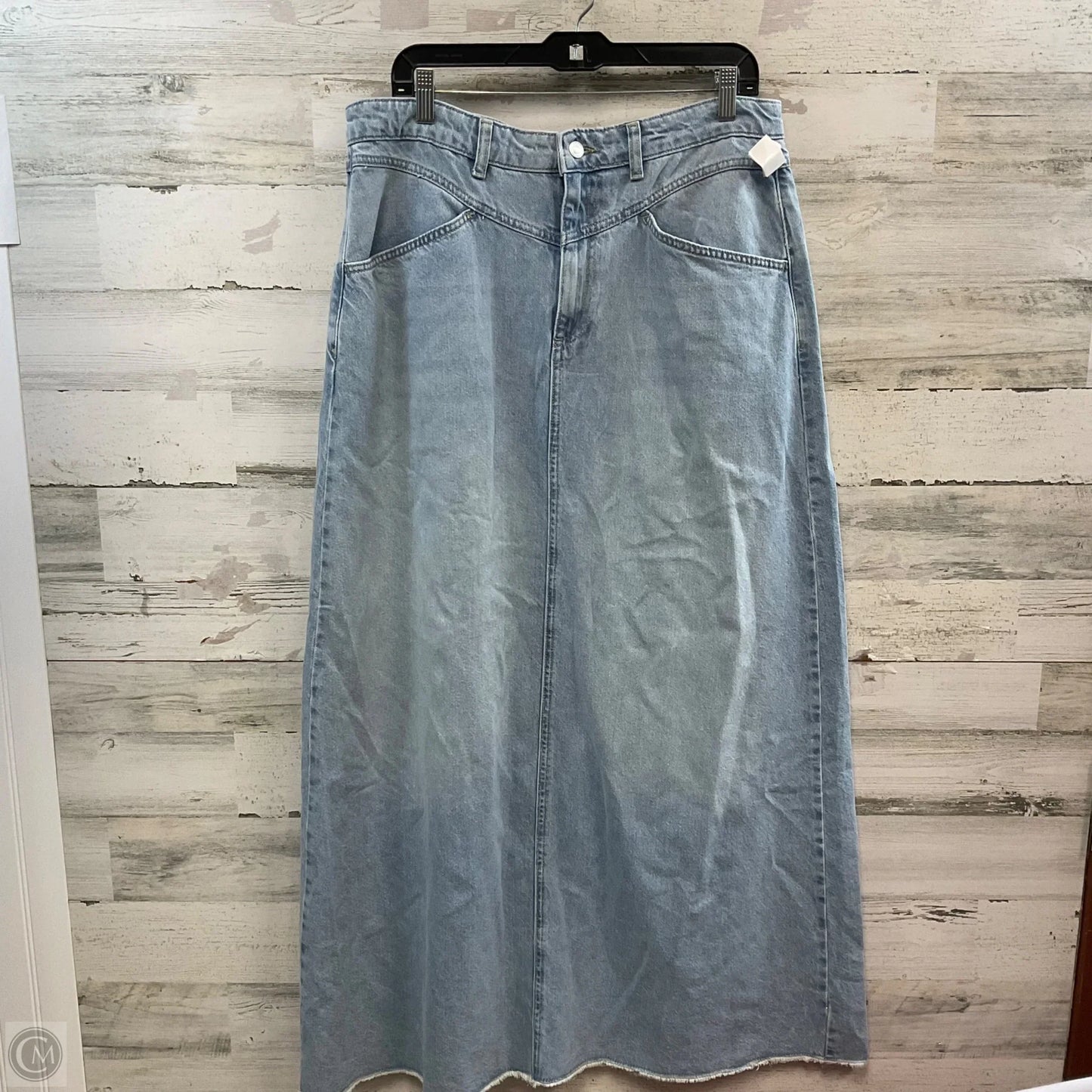Skirt Maxi By We The Free In Blue Denim, Size: 14