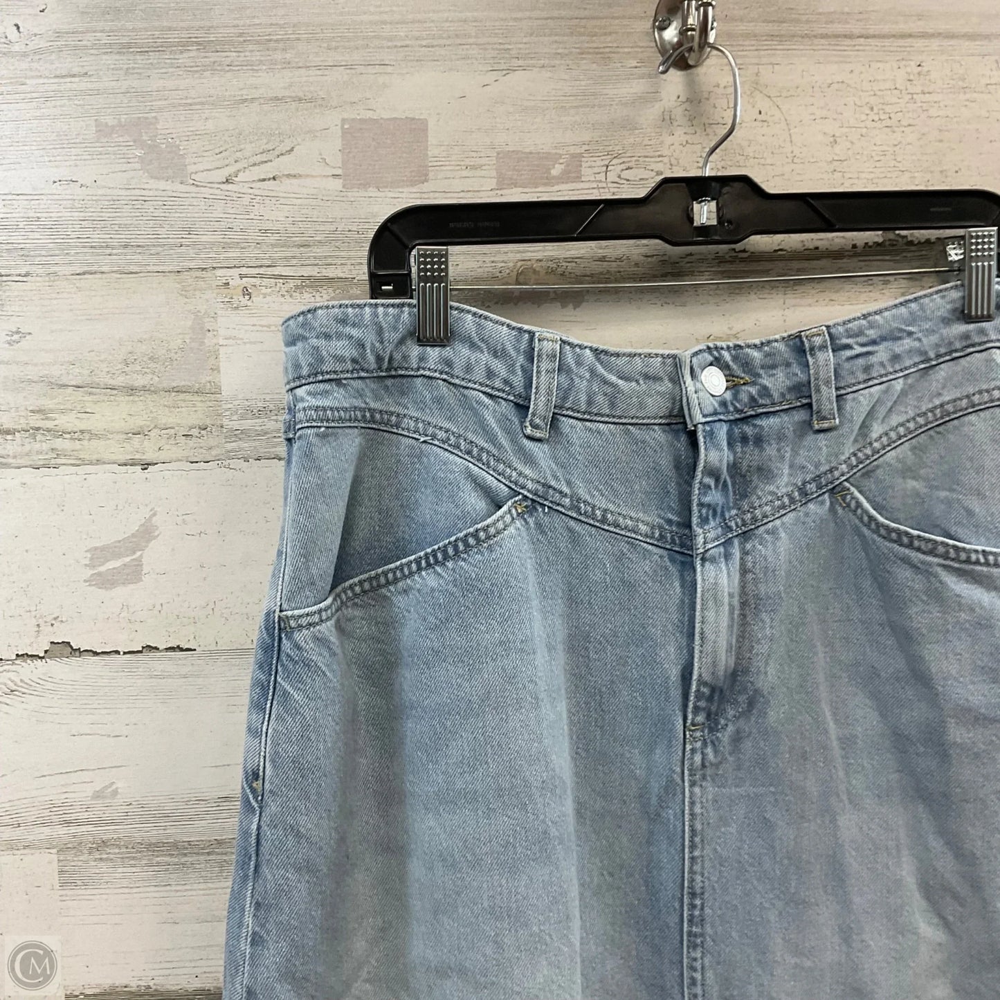 Skirt Maxi By We The Free In Blue Denim, Size: 14