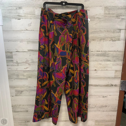 Pants Dress By Farm Rio In Black, Size: Xl
