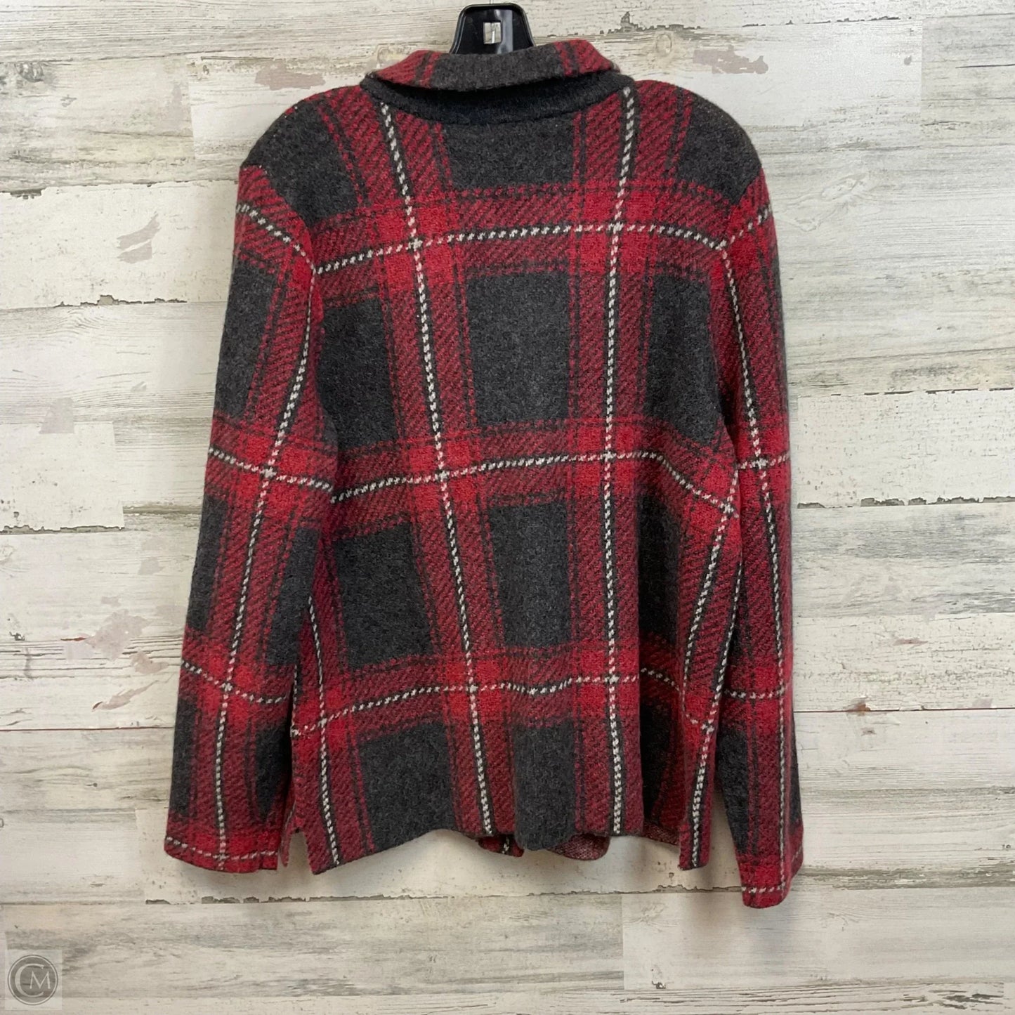 Sweater Cardigan By J. Jill In Red, Size: M