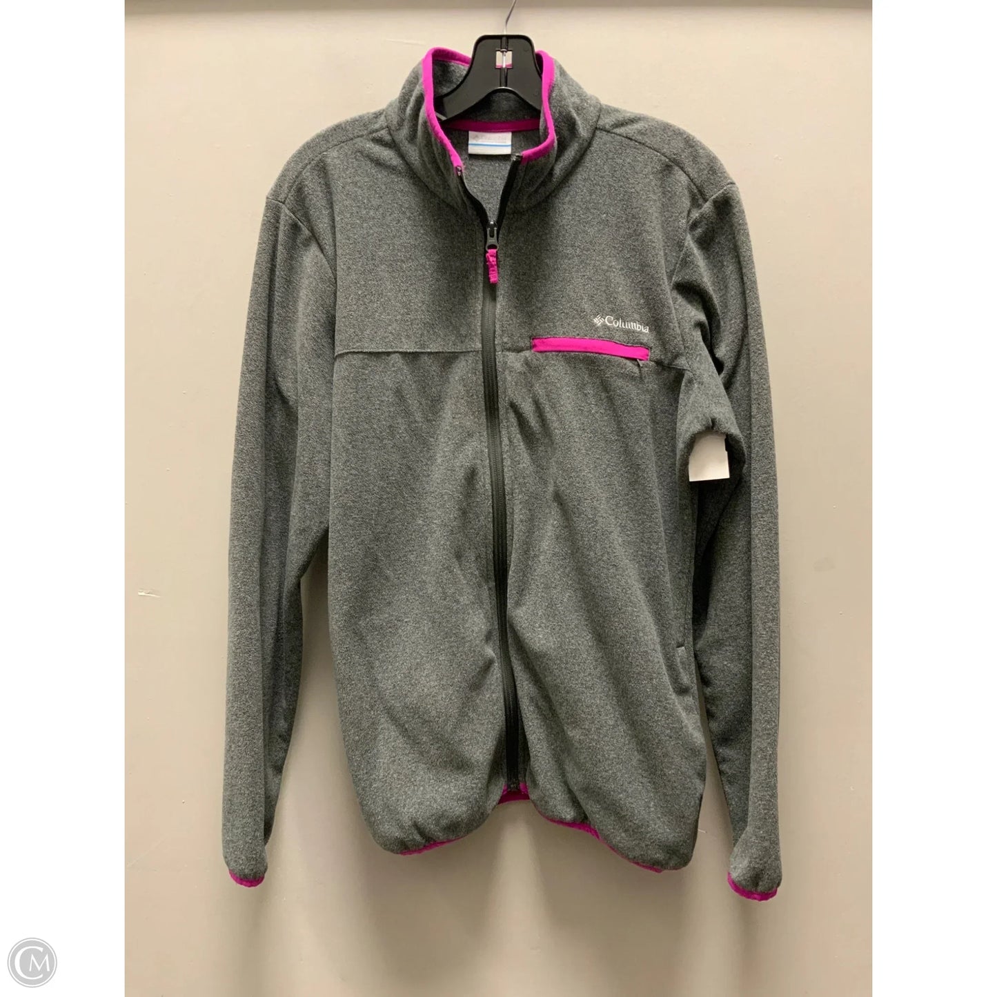 Athletic Jacket By Columbia In Grey, Size: L