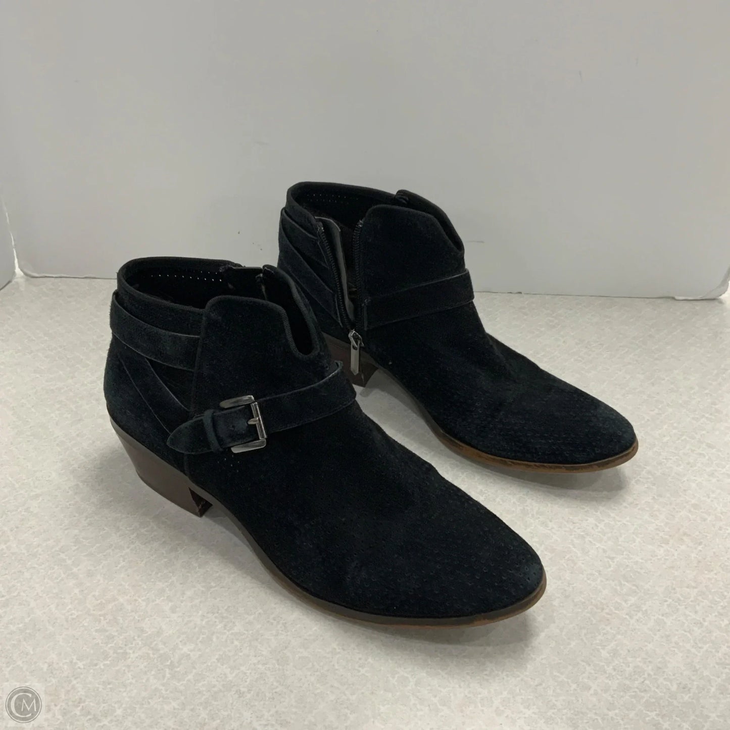 Boots Ankle Heels By Sam Edelman In Black, Size: 10