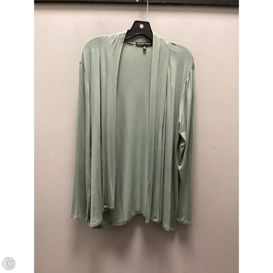Cardigan By Always Indigo In Green, Size: Xl