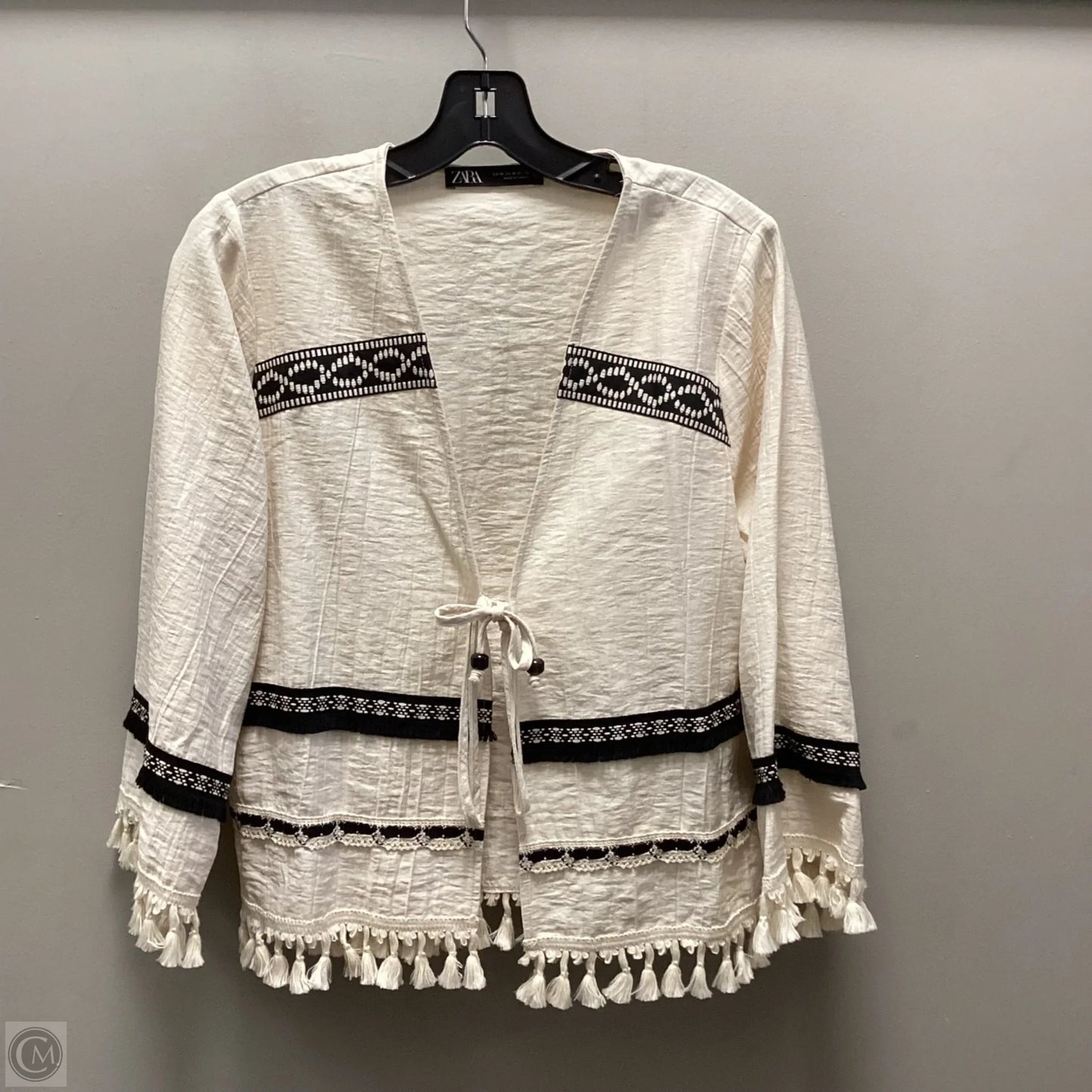 Jacket Other By Zara In Cream, Size: M