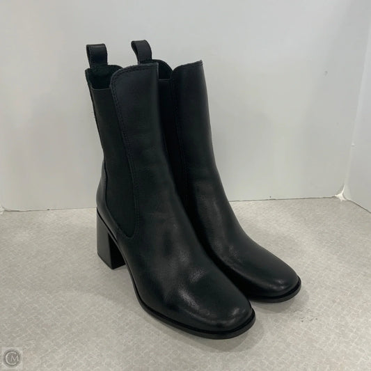 Boots Ankle Heels By Steve Madden In Black, Size: 9