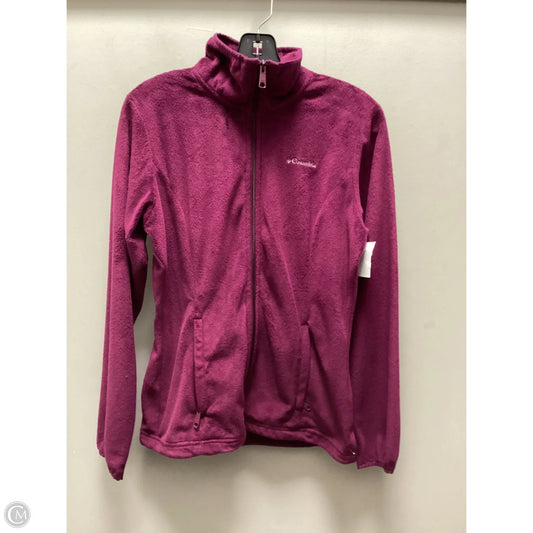 Jacket Fleece By Columbia In Purple, Size: S