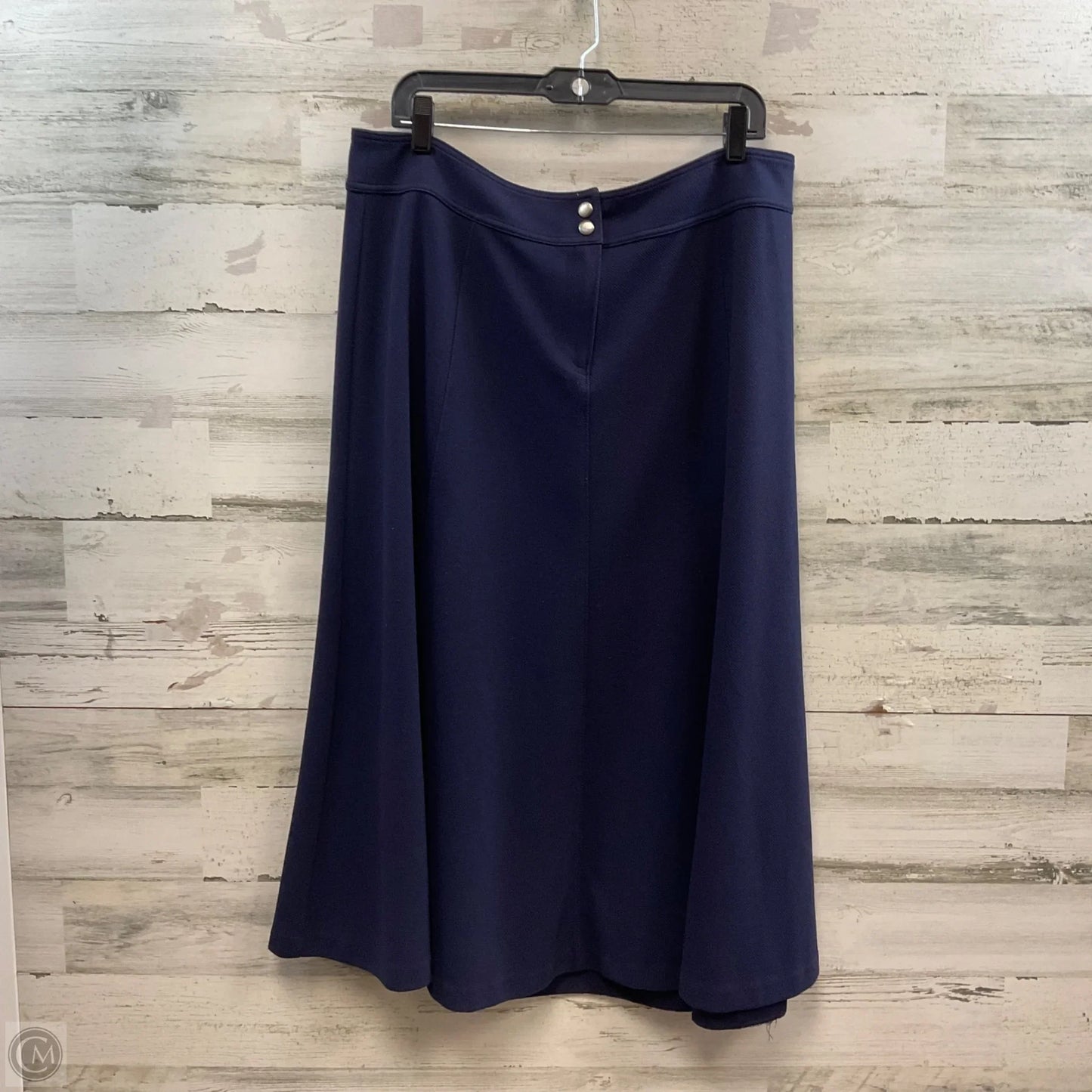 Skirt Midi By Coldwater Creek In Blue, Size: 16