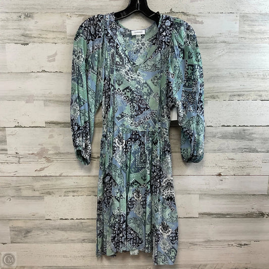 Dress Casual Short By Calvin Klein In Blue, Size: Xs