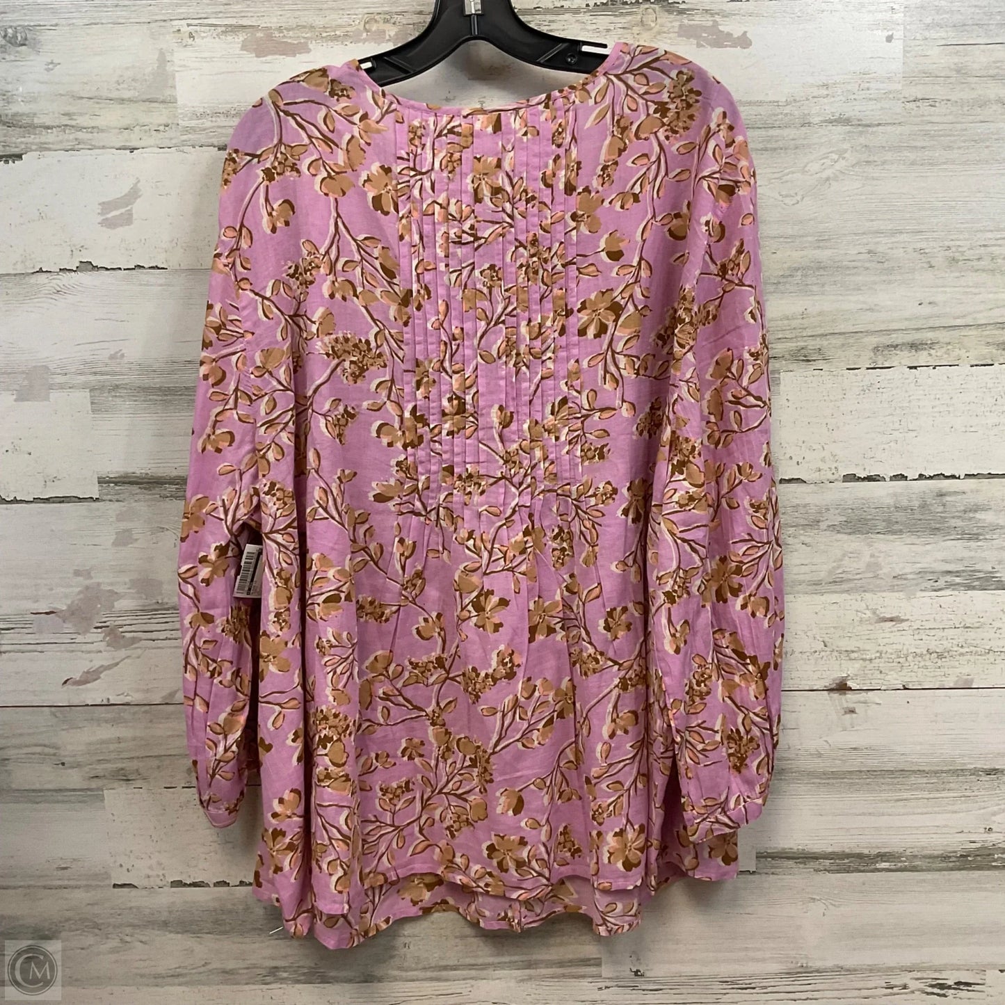Blouse Long Sleeve By J. Jill In Purple, Size: 4x