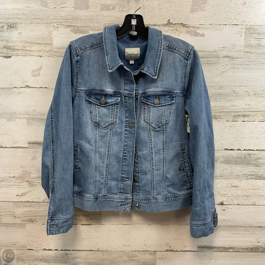 Jacket Denim By Liverpool In Blue Denim, Size: M