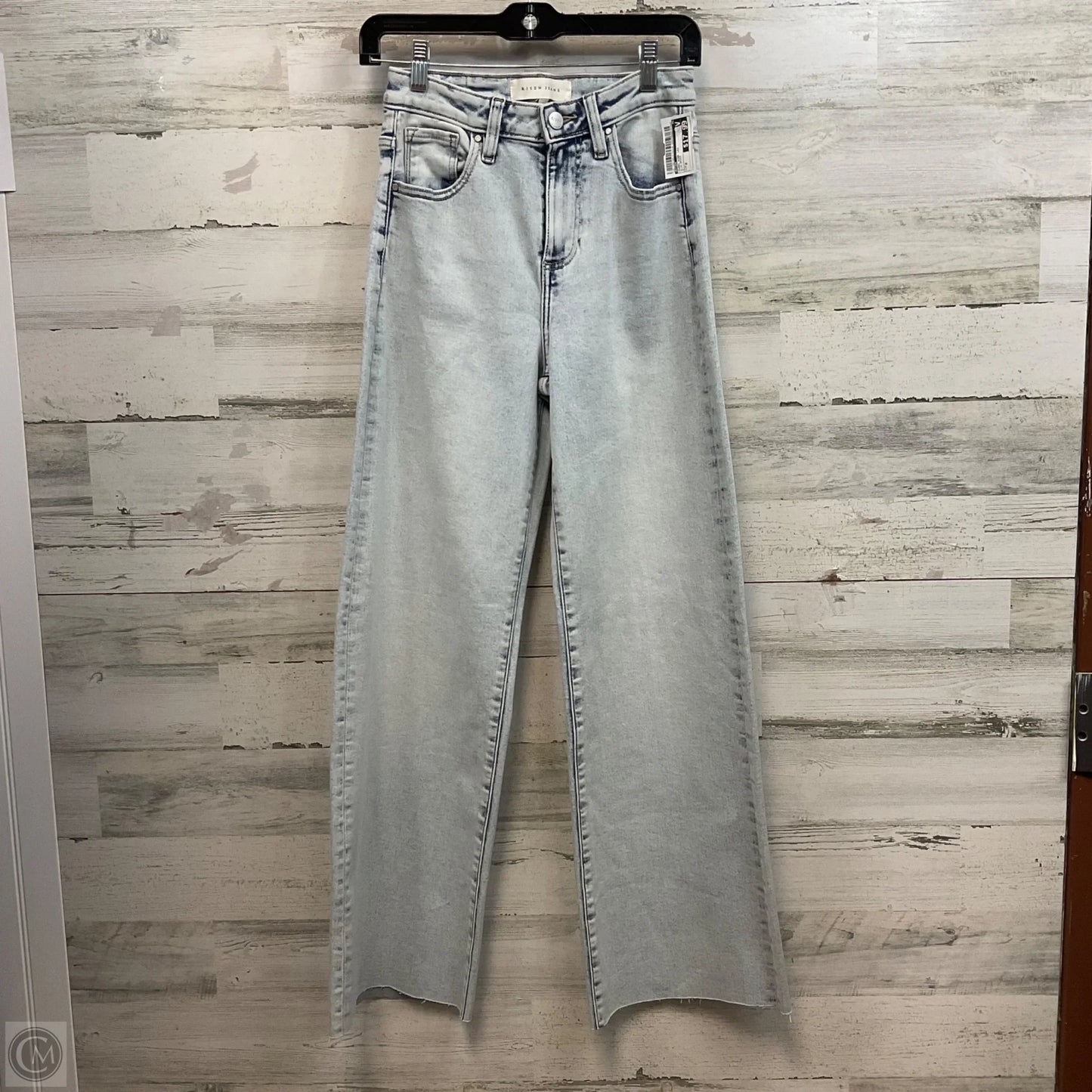 Jeans Wide Leg By Risen In Blue Denim, Size: 0