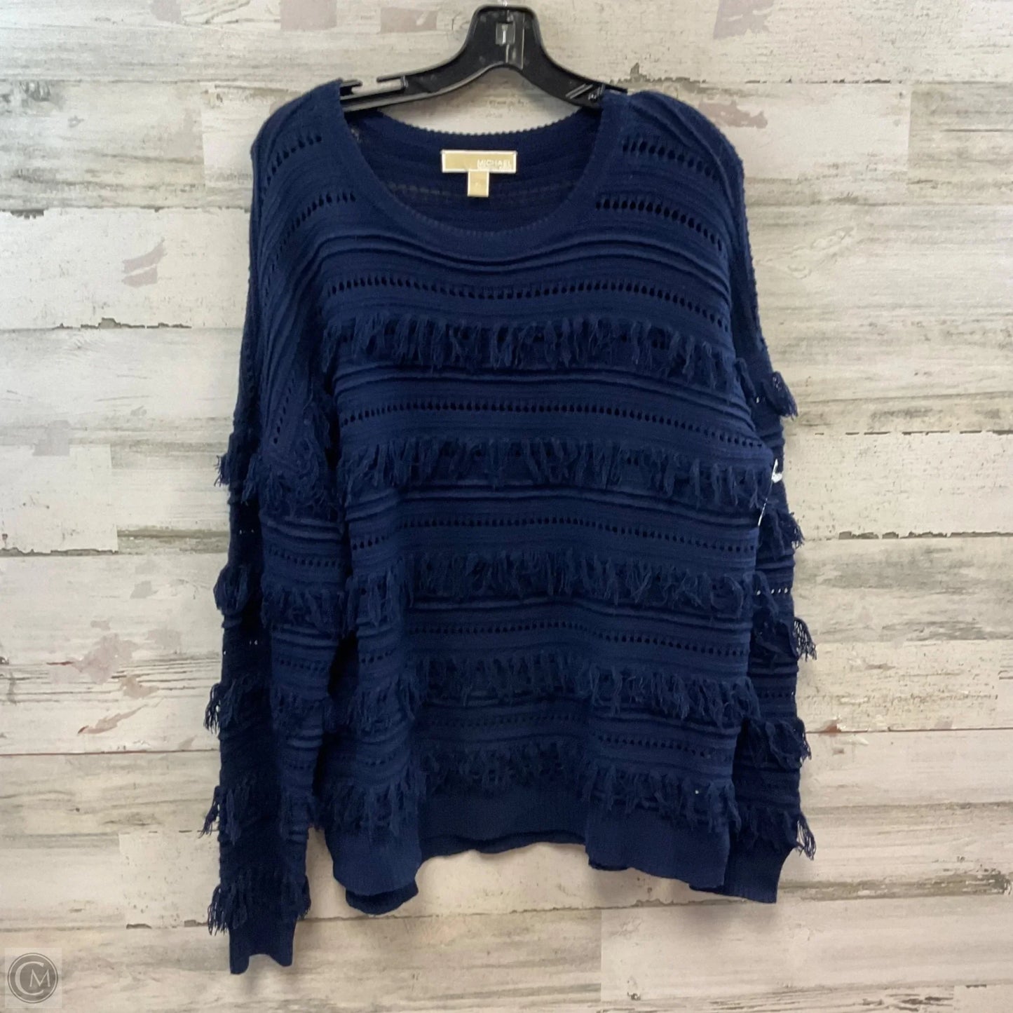 Sweater By Michael By Michael Kors In Blue, Size: Xl