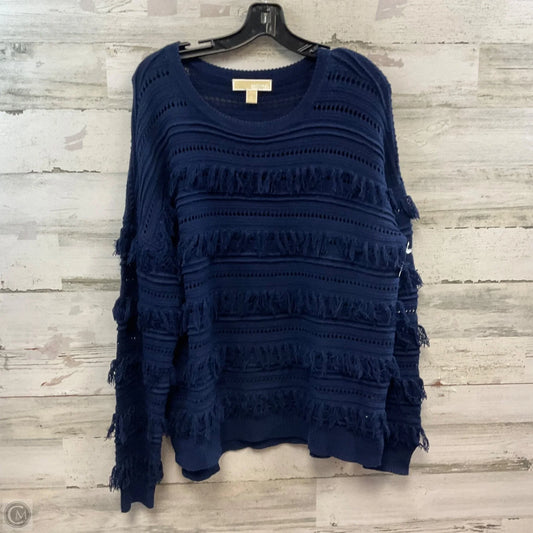 Sweater By Michael By Michael Kors In Blue, Size: Xl