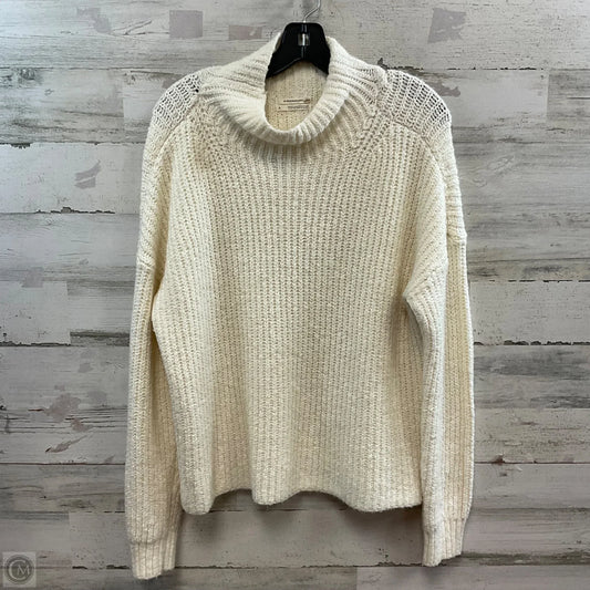 Sweater By Anthropologie In Cream, Size: M