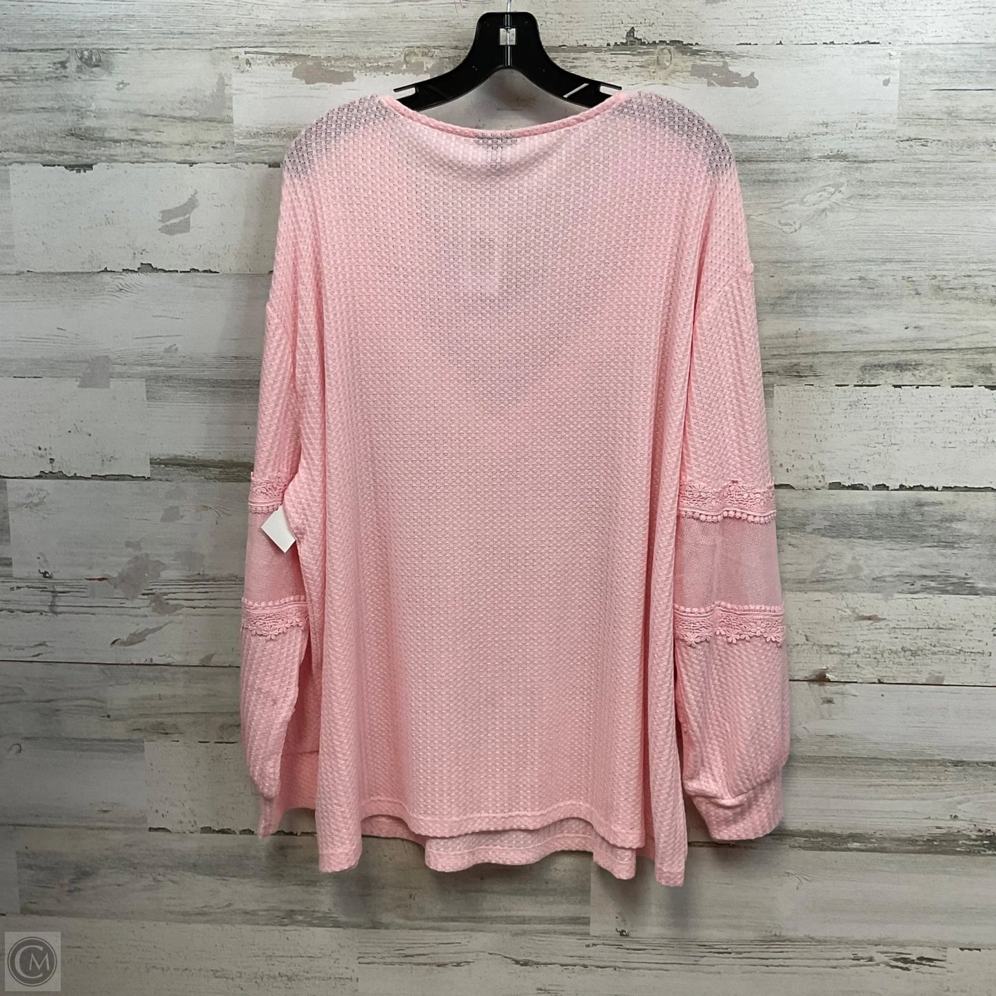 Top Long Sleeve By Torrid In Pink, Size: 1x