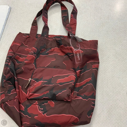Tote Designer By Coach, Size: Medium