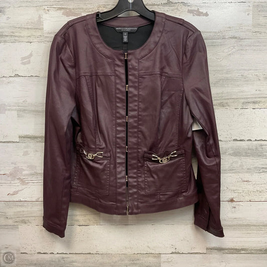 Jacket Other By White House Black Market In Maroon, Size: L