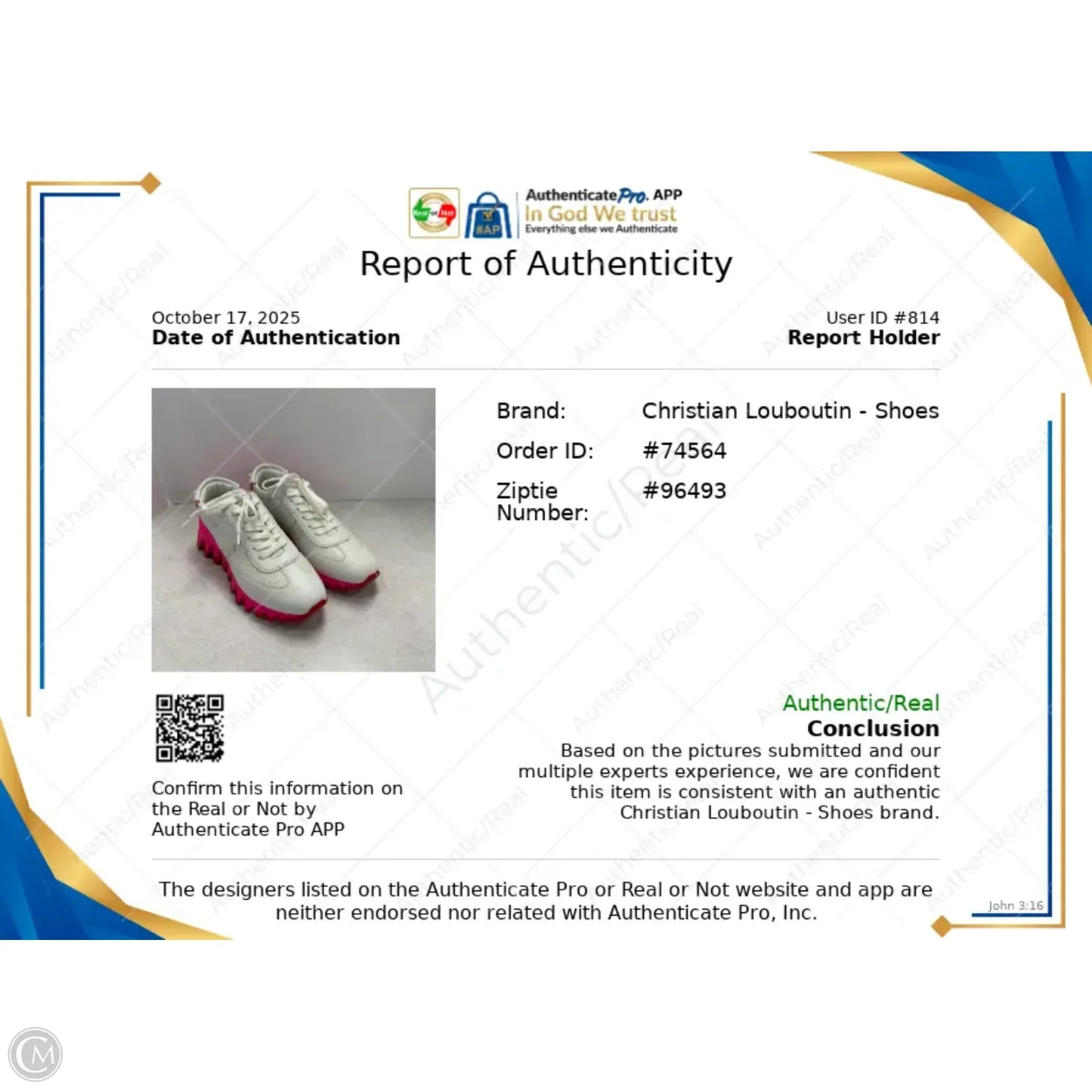 Shoes Luxury Designer By Christian Louboutin In White, Size: 8.5