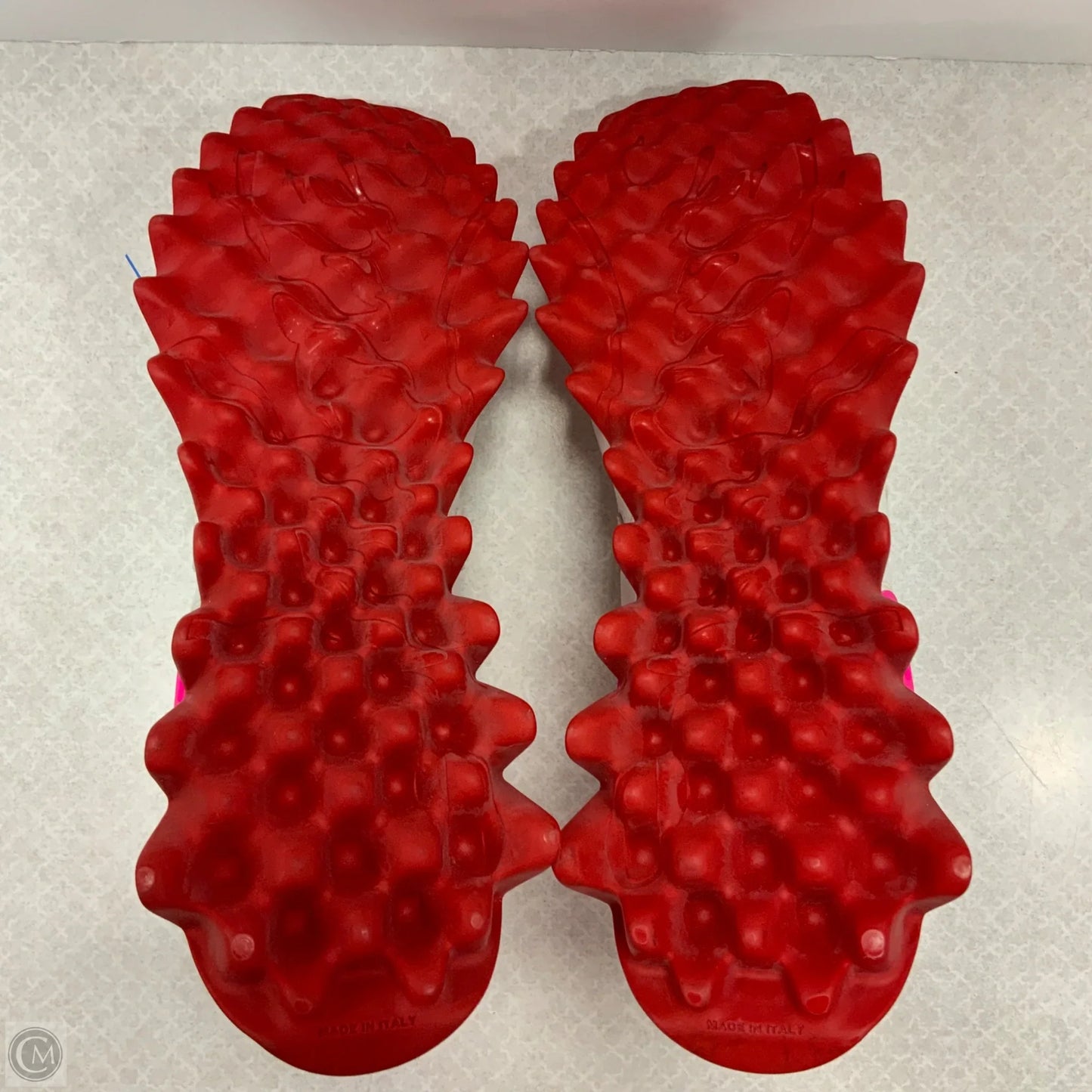 Shoes Luxury Designer By Christian Louboutin In White, Size: 8.5