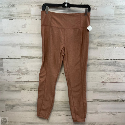 Athletic Leggings By Varley In Brown, Size: M