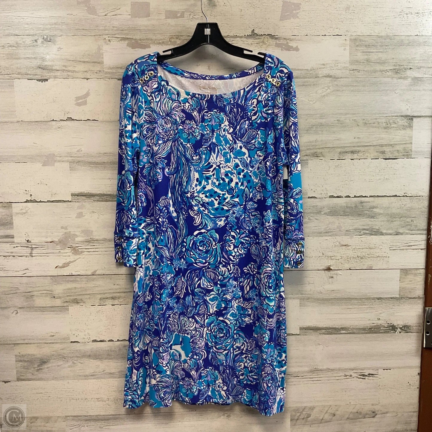 Dress Casual Short By Lilly Pulitzer In Blue, Size: L